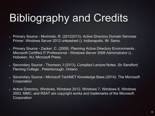 Active directory introduction | PPTX