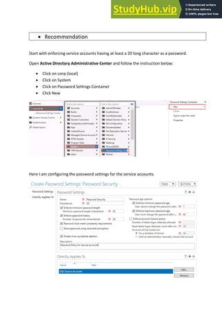 Active Directory Security Assessment ADSA | PDF