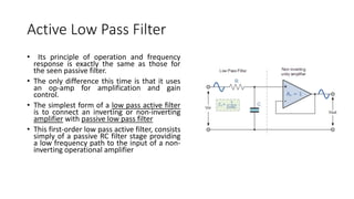 Active Filters - Electrical Network Analysis