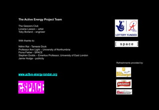 Refreshments provided by:

 