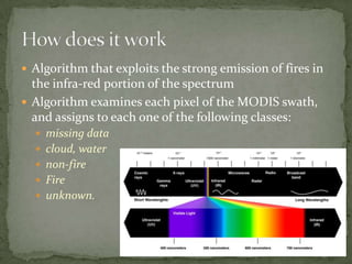 Active fire detection by satellite | PPTX