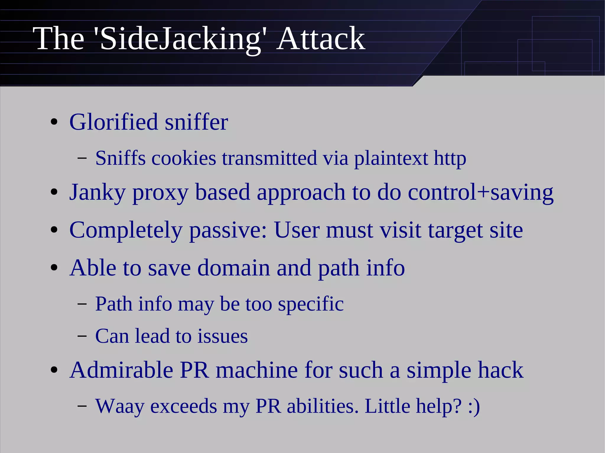 Active Https Cookie Stealing