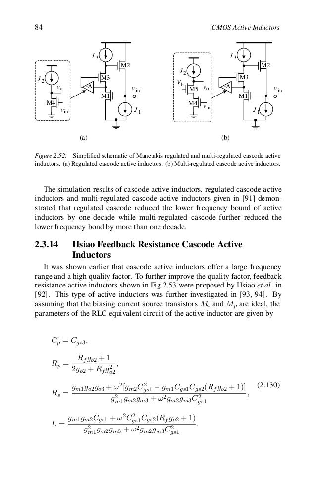 Active Inductor Design New Active Inductor Design New