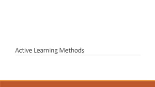 Active learning | PPTX
