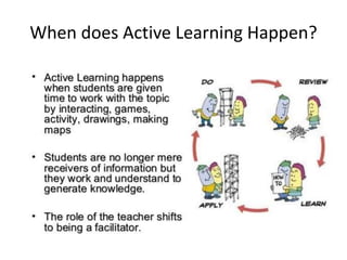 Active Learning in teaching learning in class | PPTX
