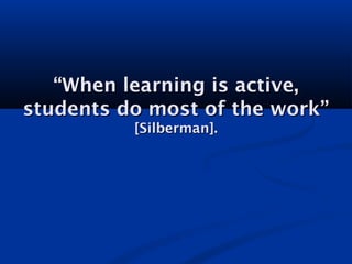 ACTIVE LEARNING | PPT