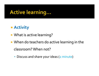 Active learning & classroom applications.pdf