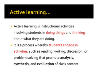 Active learning & classroom applications.pdf