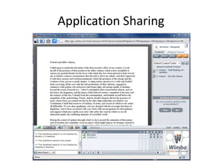 Application Sharing<br />