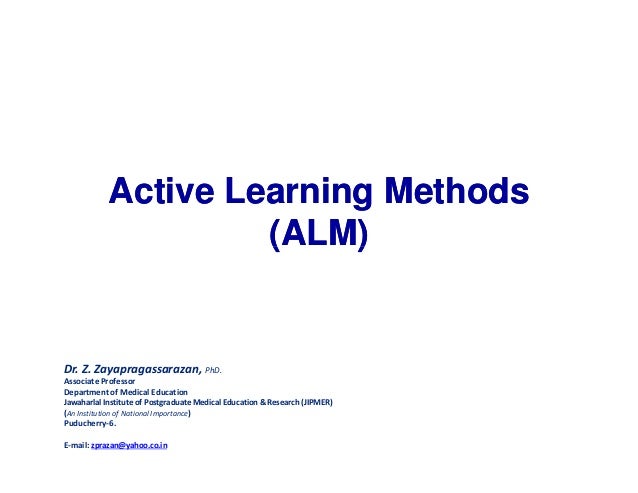 Active Learning Methods In Higher Education compatibility Mode 