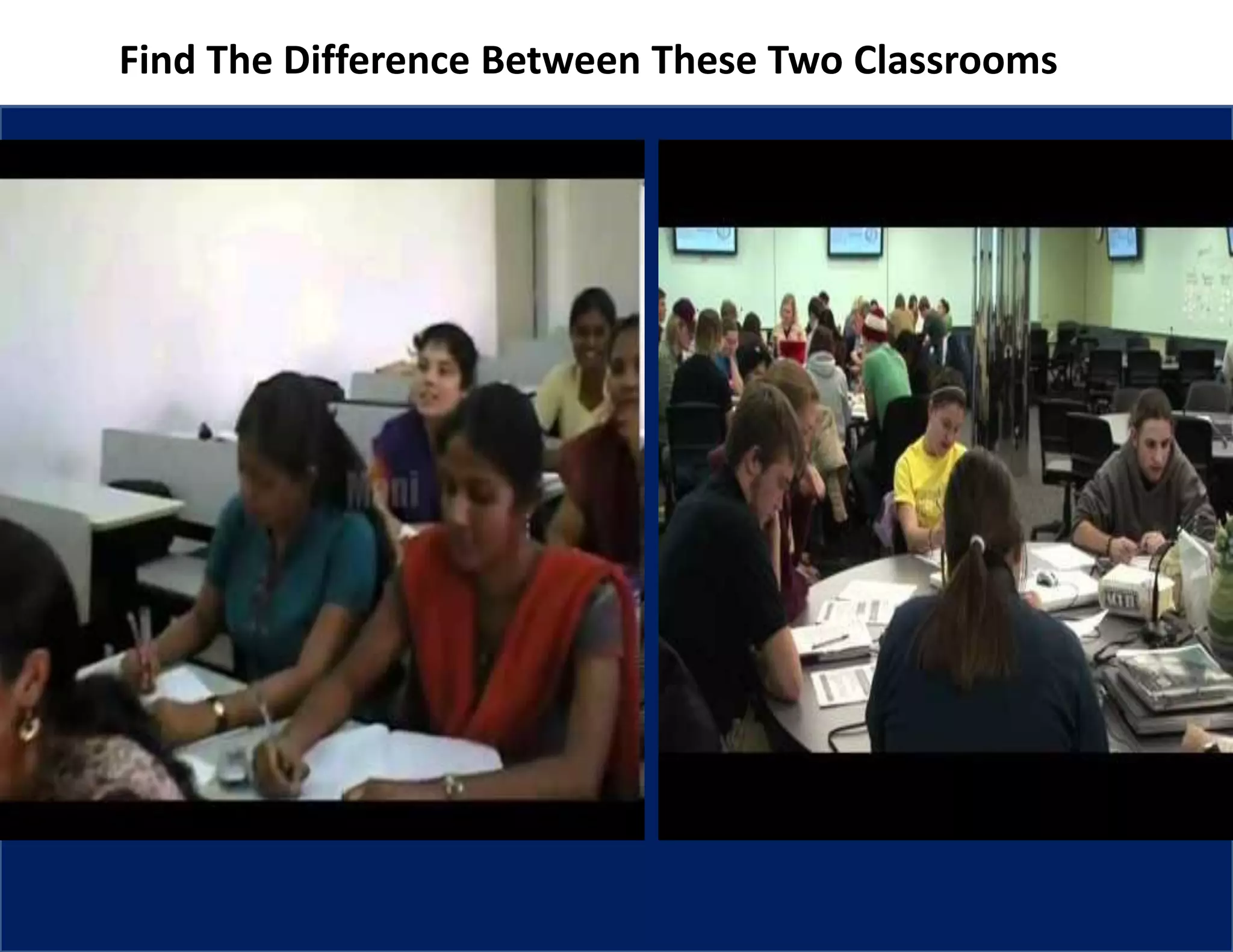 Find The Difference Between These Two Classrooms
 