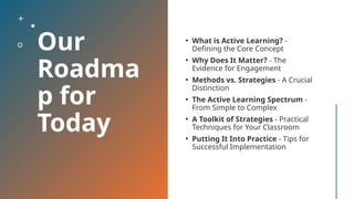 Active Learning Strategies of teaching tefl | PPTX