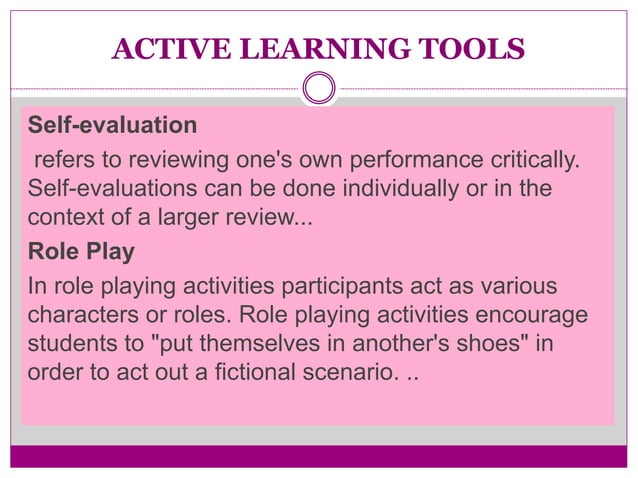 Active learning toolkit | PPTX | Educational Video Games | Video Game ...