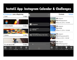 InstaCC App- Instagram Calendar & Challenges

 