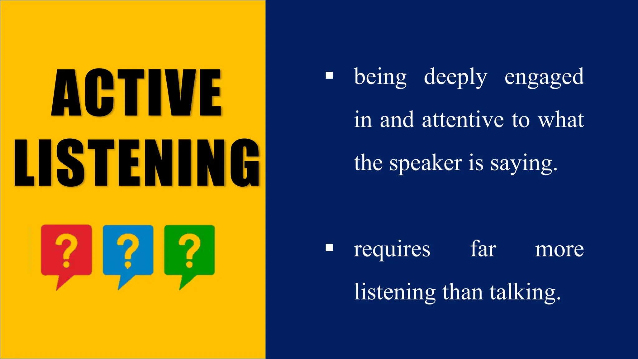 The Final Step In Active Listening Involves ACTIVE LISTENING power point presentation.pptx