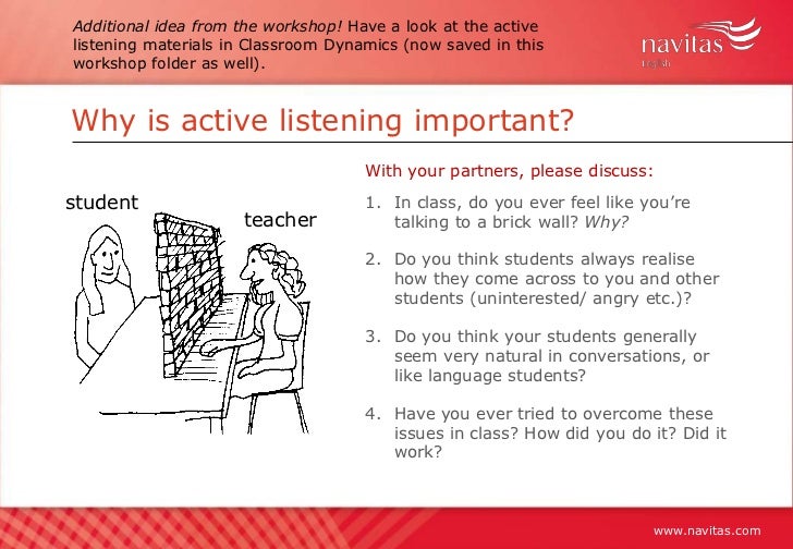 Active Listening Chart