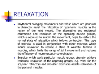Active movement free exercise | PPT