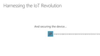 And securing the device…
01001010100010101001010100101010101001010101010110101
 