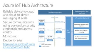 https://azure.microsoft.com/
en-us/services/iot-hub/
 