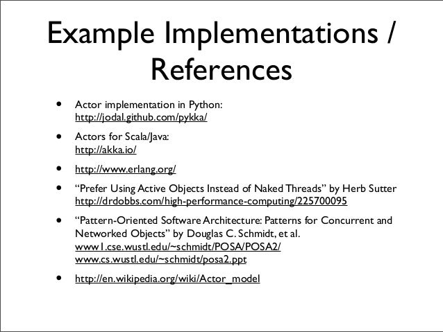 Active Object Design Pattern Java Example Active Object Design Pattern Java Example