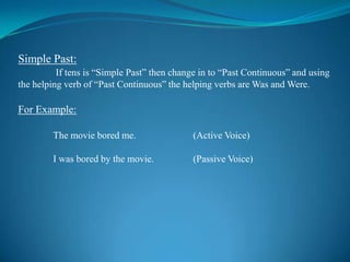 Active & passive | PPTX