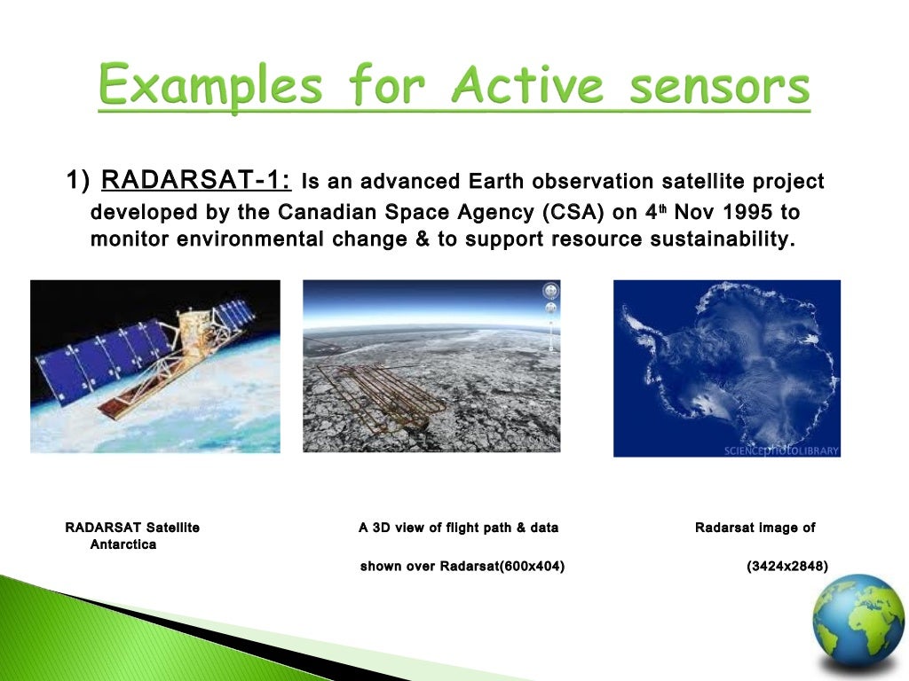 active and passive sensors