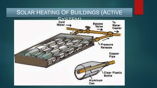 Active and Passive Solar Energy System | PPTX