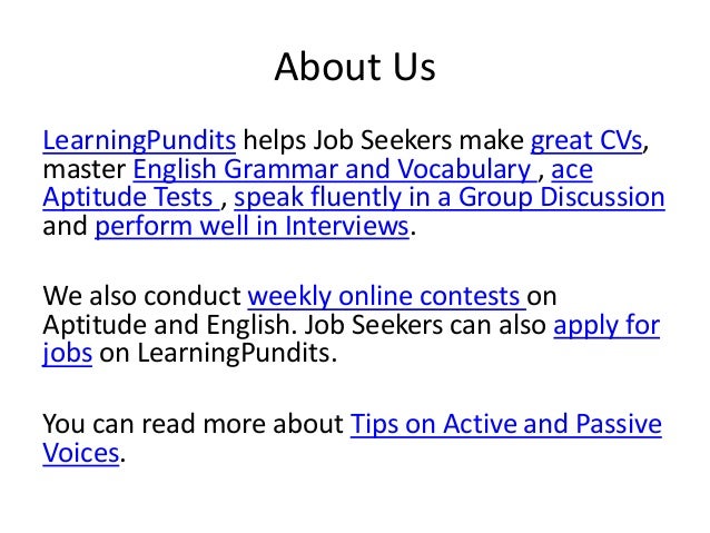 active vs passive voice on resumes active vs passive voice on resumes