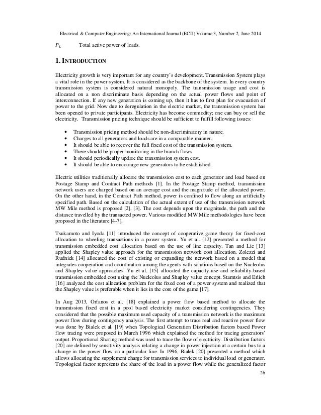 The Thesis Statement In A Research Essay Should Learn English Essay also Business Essay Topics Active Power And Cost Allocation In Open Access Environment Utilizing Sample Argumentative Essay High School