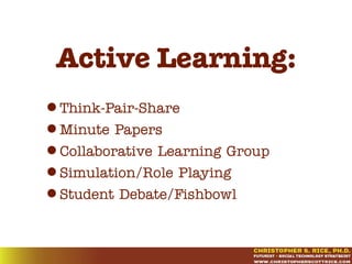 Active & Project-Based Learning (Kufa Workshop 2013)