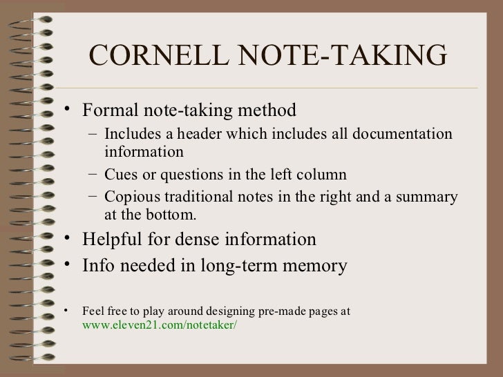 Active Reading Note Taking