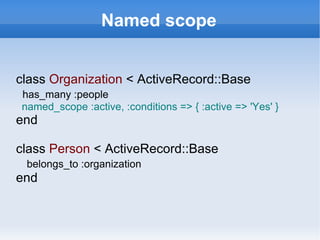 One Object / instance   Per   Row 