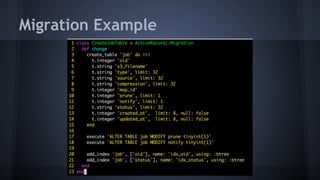 Migration Example
 