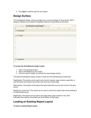 Activereports for -net_user_guide | PDF