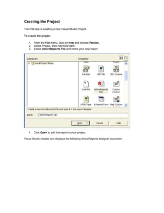 Activereports for -net_user_guide | PDF