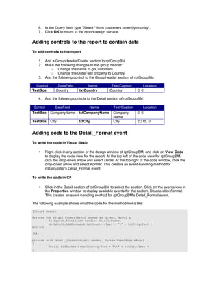 Activereports for -net_user_guide | PDF