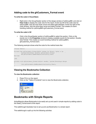Activereports for -net_user_guide | PDF