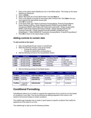 Activereports for -net_user_guide | PDF