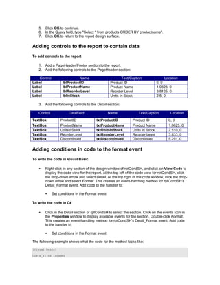 Activereports for -net_user_guide | PDF