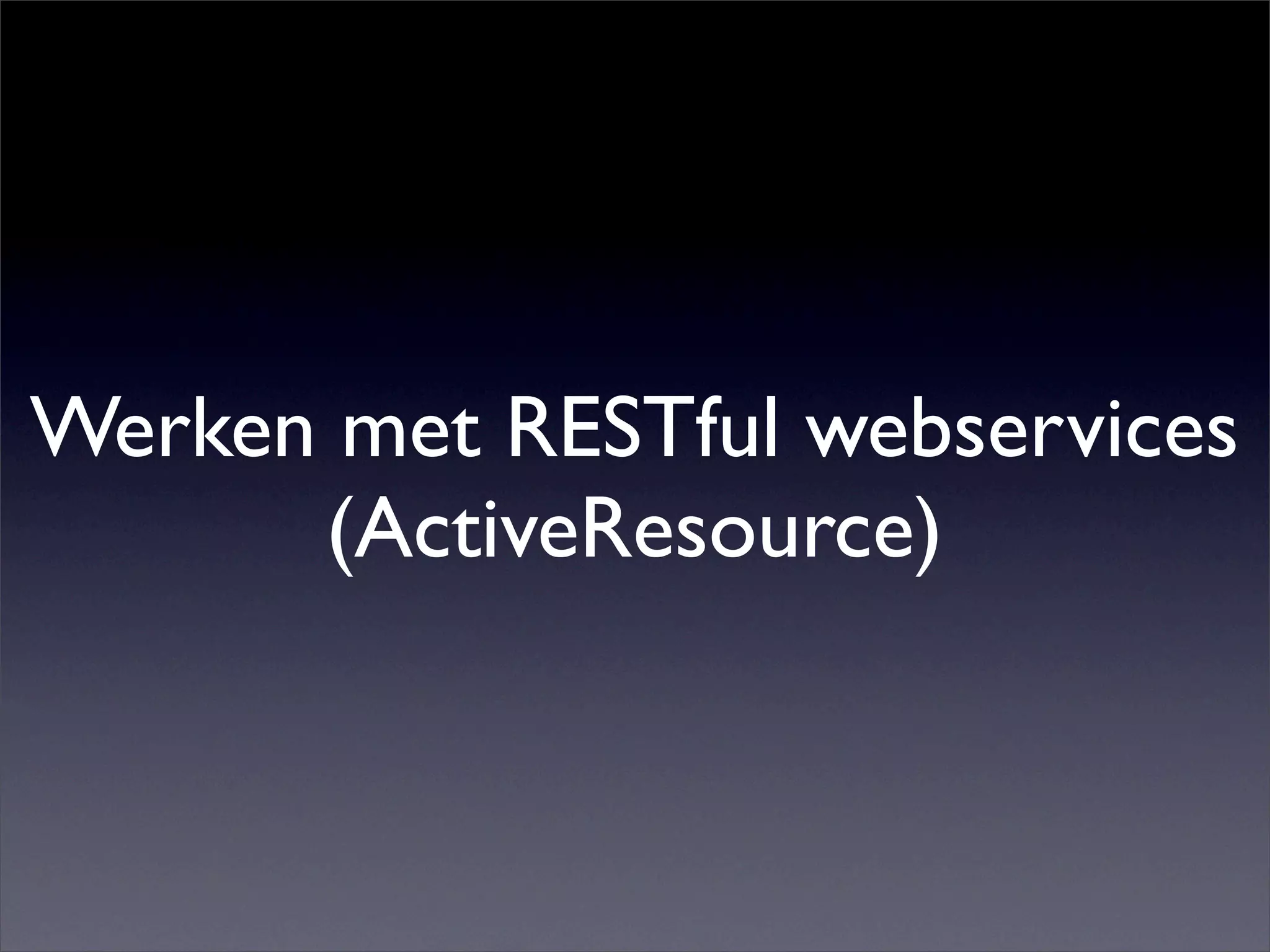 ActiveResource & REST