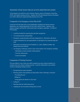 Comprehensive Guide on How to Respond to Active Shooter Situations | PDF