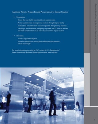 Comprehensive Guide on How to Respond to Active Shooter Situations | PDF