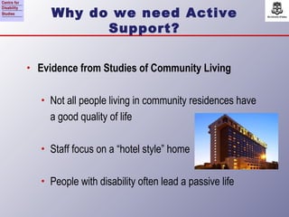 Active support研習講義一：為何需要積極性支持？ | PPT