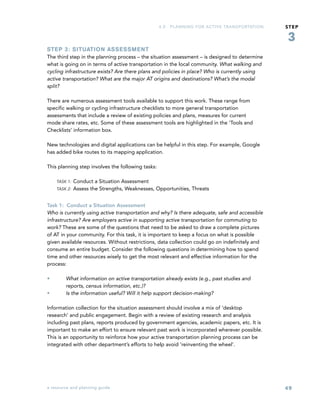 Destination Assessment Example Active transpo | PDF