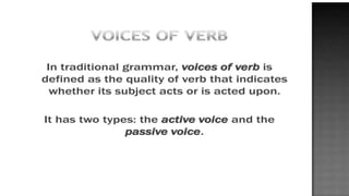 ACTIVE VOICE AND PASSIVE VOICE Grade 9.pptx