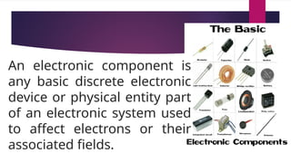 Active vs Passive.pptx COMPONENTS IN ELECTRONICS | PPTX
