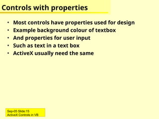 Text Box Activex Controls ActiveX Controls in VB6.pptewrrrrrrrrrrrrrrgregregreg | PPT