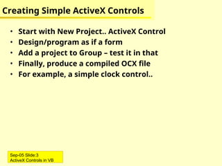 ActiveX Controls in VB6.pptewrrrrrrrrrrrrrrgregregreg | PPT