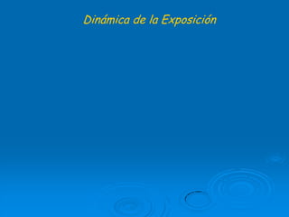 Dinámica de la Exposición

 