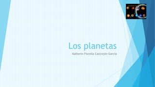 Los planetas
Katherin Fiorella Castrejón García
 